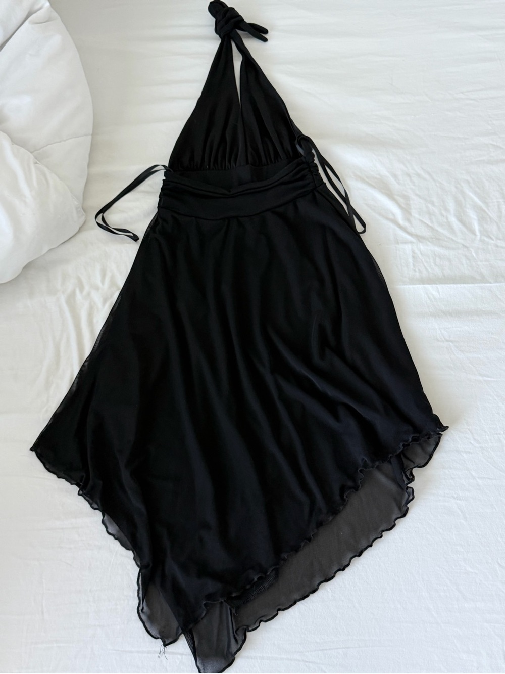 Urban Outfitters Black Halter Asymmetrical Dress - Picture 3 of 3